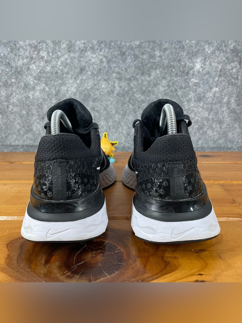Nike React Infinity Run Flyknit 3 Shoes Womens Size 9 Black Running DD3024-001 - Picture 13 of 16